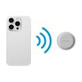 Momax 1-Vibe Go BS6 magneettinen mini-Bluetooth-kaiutin ja puhelinteline - hopea