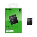 Momax BR18 PinCard Ultra Mini UWB -paikannin iOS:lle - Apple Find My - musta