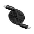 Momax DC88 Mag.Link litteä magneettinen USB-C-kaapeli - 100W, 1m