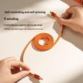 Momax DC88 Mag.Link litteä magneettinen USB-C-kaapeli - 100W, 1m - oranssi
