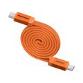 Momax DC88 Mag.Link litteä magneettinen USB-C-kaapeli - 100W, 1m - oranssi