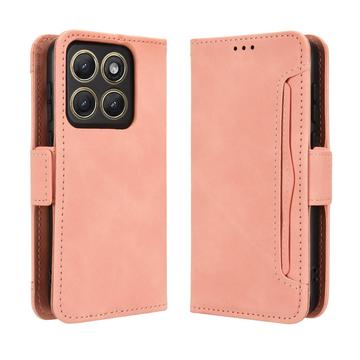 Motorola Edge (2026) -kortinhaltijan lompakkokotelo - vaaleanpunainen