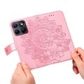 Motorola Edge 70 Fusion Mandala Series Lompakkokotelo - Pinkki