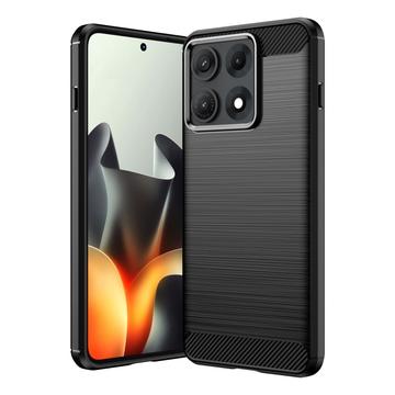 Motorola Edge 70 Max/Lenovo Legion Y70 (2026) Harjattu TPU Suojakuori - Hiilikuitu
