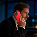 Motorola Edge 70 Max/Lenovo Legion Y70 (2026) Harjattu TPU Suojakuori - Hiilikuitu - punainen