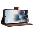 Motorola Edge 70 Max -kortinhaltijan lompakkokotelo - ruskea