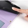Motorola Edge 70 Pro Luxury tikattu lompakkokotelo - violetti