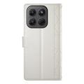 Motorola Edge 70 Pro Luxury tikattu lompakkokotelo - Beige