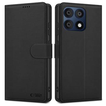 Motorola Edge 70 Pro Tech-Protect lompakkokotelo magneetilla ja jalustalla - Musta