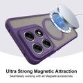 Motorola Edge 70 Pro UltraGuard Matte MagSafe Kotelo - Tumman violetti