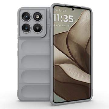 Motorola Edge 70 Rugged TPU Suojakuori - Vaaleanharmaa