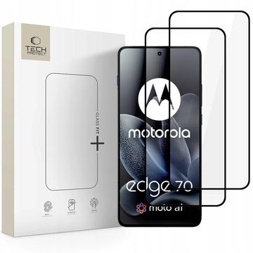 Motorola Edge 70 Tech-Protect Glass Fit+ Panssarilasi - 2 kpl. - Musta