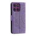 Motorola Moto G37 Power Mandala -lompakkokotelo rannekkeella - violetti