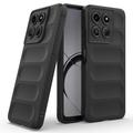 Motorola Moto G37 Power Rugged TPU Suojakuori - Musta