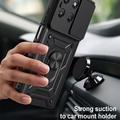 Motorola Moto G37/G37 Power/G47 Pyörivä Rengashybridikotelo Kamerasuojalla - Musta