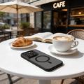 Motorola Moto G77/G67 Tech-Protect Magmat Kotelo - MagSafe-yhteensopiva - Matta Musta