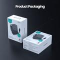 Nillkin Icecore 65W GaN-laturi, jossa on sisäänvedettävä USB-C-kaapeli - musta