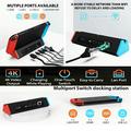 Nintendo Switch 2 -telakointiasema / -keskitin - HDMI, USB 3.0, USB-C, LAN - Musta