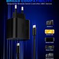 Nintendo Switch 2/Lite/OLED -yhteensopiva 60W:n PD-pikalaturi USB-C-liitännällä ja 2m:n johdolla