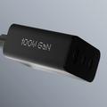 Nothing CMF Power 100W GaN-seinälaturi USB-C-kaapelilla - tummanharmaa