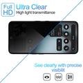 Nothing Phone (4a) Yksityisyyttä Suojaava Täysin Peittävä Panssarilasi - 9H - Musta Reuna