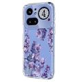 Nothing Phone (4a) Pro Kukkakuvioinen TPU-kotelo - Wisteria