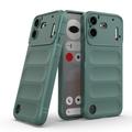 Nothing Phone (4b) Rugged TPU Suojakuori - Vihreä