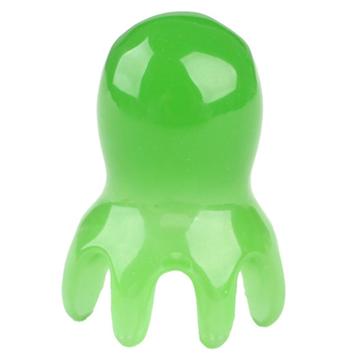 Octopus joustava päänahkaharja - vihreä