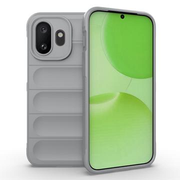 OnePlus 15T Rugged TPU Suojakuori - Vaaleanharmaa