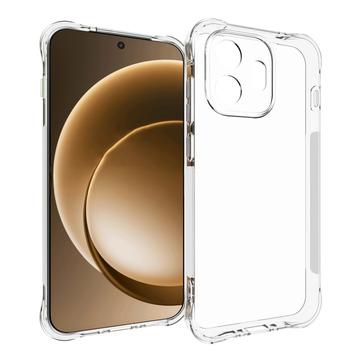OnePlus 15T Iskunkestävä silikonikotelo - Läpinäkyvä