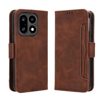 OnePlus 16 -kortinhaltijan lompakkokotelo - ruskea