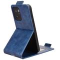 OnePlus Ace 6 Ultra Pystysuuntainen läppäkotelo jalustalla - tummansininen