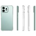 OnePlus N6 Iskunkestävä silikonikotelo - Läpinäkyvä