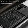 OnePlus N6x Pyörivä Rengashybridikotelo Kamerasuojalla - Musta