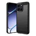OnePlus Nord 6/Turbo 6/6V Harjattu TPU Suojakuori - Hiilikuitu