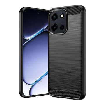 OnePlus Nord 6/Turbo 6/6V Harjattu TPU Suojakuori - Hiilikuitu