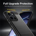 OnePlus Nord 6/Turbo 6/6V Harjattu TPU Suojakuori - Hiilikuitu