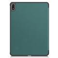 OnePlus Pad 4/Oppo Pad 5 Pro Tri-Fold Series Smart Folio -kotelo - Mustanvihreä