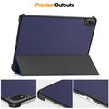 OnePlus Pad 4/Oppo Pad 5 Pro Tri-Fold Series Smart Folio -kotelo - tummansininen