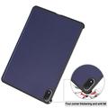 OnePlus Pad 4/Oppo Pad 5 Pro Tri-Fold Series Smart Folio -kotelo - tummansininen