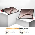 OnePlus Pad 4/Oppo Pad 5 Pro Tri-Fold Series Smart Folio -kotelo - punainen