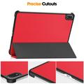 OnePlus Pad 4/Oppo Pad 5 Pro Tri-Fold Series Smart Folio -kotelo - punainen