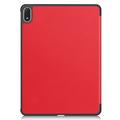 OnePlus Pad 4/Oppo Pad 5 Pro Tri-Fold Series Smart Folio -kotelo - punainen