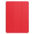 OnePlus Pad 4/Oppo Pad 5 Pro Tri-Fold Series Smart Folio -kotelo - punainen