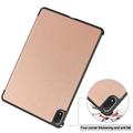 OnePlus Pad 4/Oppo Pad 5 Pro Tri-Fold Series Smart Folio -kotelo - ruusukultainen
