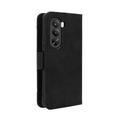 OnePlus Turbo 6X/Nord CE6 Lite/Realme P4x -kortinhaltijan lompakkokotelo - musta