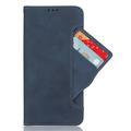 OnePlus Turbo 6X/Nord CE6 Lite/Realme P4x -kortinhaltijan lompakkokotelo - sininen
