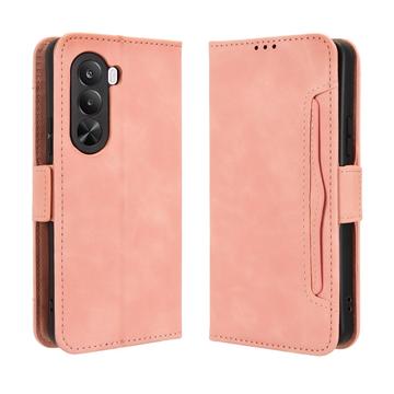 OnePlus Turbo 6X/Nord CE6 Lite/Realme P4x -kortinhaltijan lompakkokotelo - vaaleanpunainen