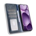 Oppo Find X8s+ Retro Lompakkokotelo Magneettisella Sulkijalla
