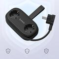 Orico AP3 5-in-1 20W:n pistorasia - 2 x AC, 2 x USB-A, USB-C PD - musta